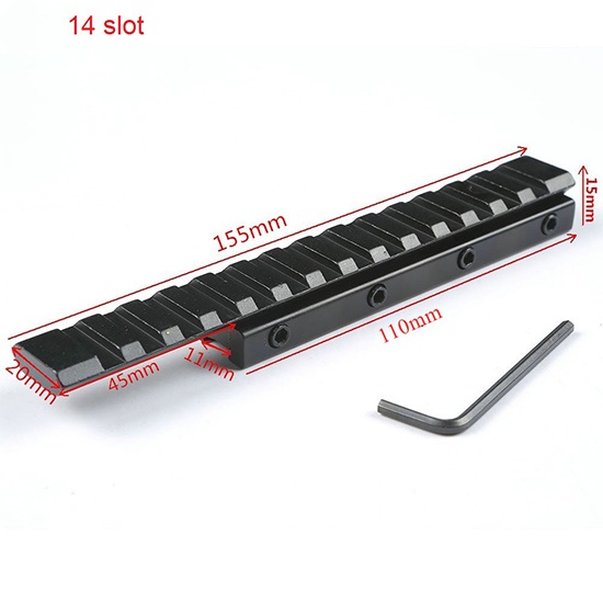 Adaptateur De Rail De Visée 20mm à 11mm – Queue D'aronde Vers Picatinny, Neuf