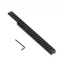 11mm to 20mm Dovetail Weaver Picatinny Rail Mount Adapter Converter Extension Mount Low Profile 24 Slot 260mm 10.24inch